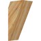 Ekena Millwork 6"W x 8"D x 16"H Traditional Rough Sawn Knee Brace, Western Red Cedar BRC06X08X16TRA00RWR - alternate 1
